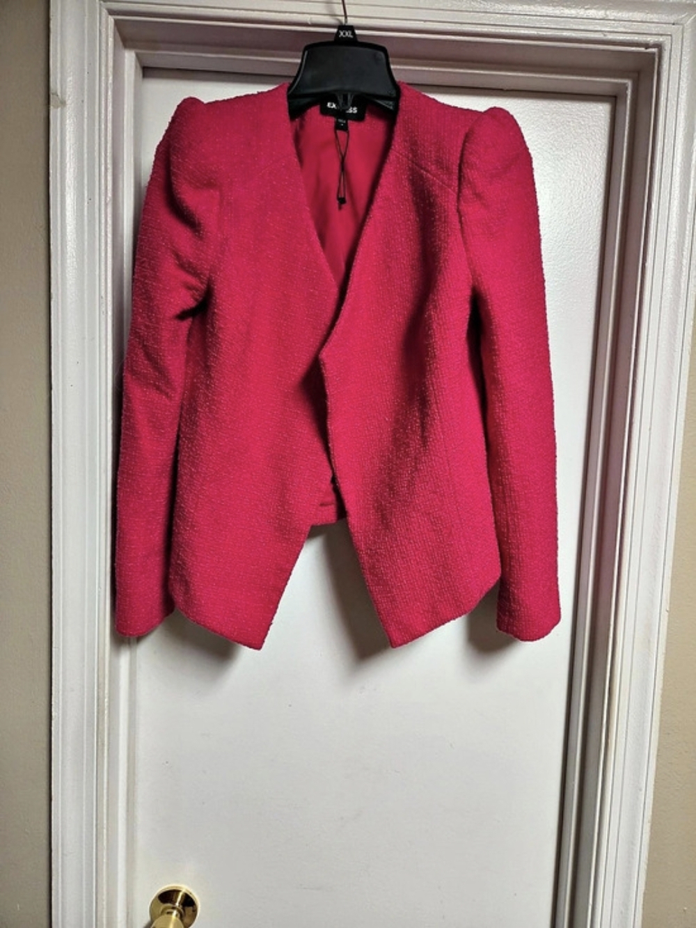 Express Textured Pink Blazer Size Small